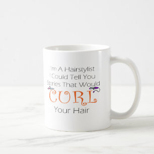 Hairstylist-Locken-Haar Kaffeetasse