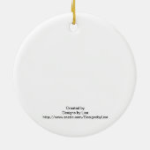 Hairstylist-Salon-Verzierung Keramikornament (Hinten)