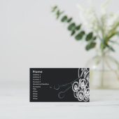 HairStylist-/Salon-Visitenkarten Visitenkarte (Stehend Vorderseite)