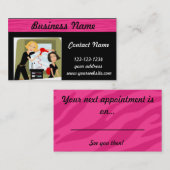 Hairstylist-Schönheits-Salon-Visitenkarte Terminkarte (Vorne/Hinten)
