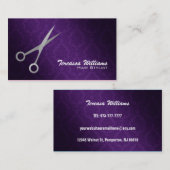 Hairstylist Scissors Visitenkarten Visitenkarte (Vorne/Hinten)