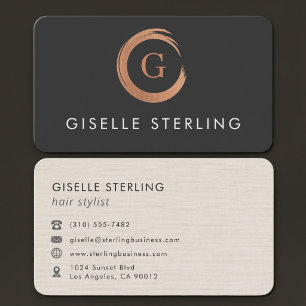 Hairstylist visitenkarte