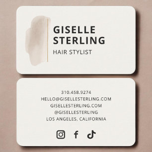 Hairstylist visitenkarte