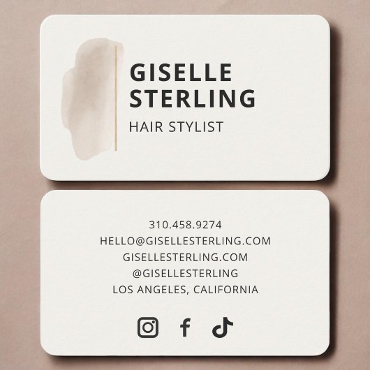 Hairstylist  visitenkarte