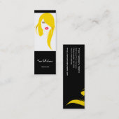 Hairstylist-Visitenkarte Mini Visitenkarte (Vorne/Hinten)