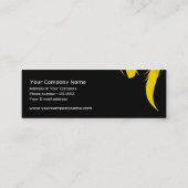 Hairstylist-Visitenkarte Mini Visitenkarte (Rückseite)