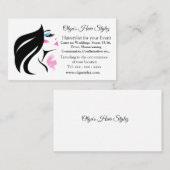 Hairstylist-Visitenkarte Visitenkarte (Vorne/Hinten)