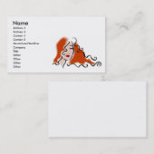 Hairstylist-Visitenkarten Visitenkarte (Vorne/Hinten)