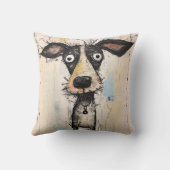 Hairy Abstrakt Dog Kissen (Rückseite)