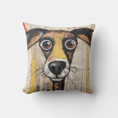 Hairy Abstrakt Dog Kissen (Vorderseite)