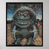 Hairy Alien Deep Dream Poster (Vorne)