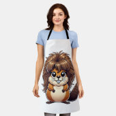 Hairy Beaver Kochen mit Wild Style Schürze (Getragen)