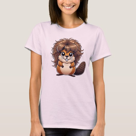 Hairy Beaver Wild und frei T-Shirt (Vorderseite)