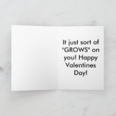 Hairy Cupid Valentines Feiertagskarte (Innenseite)