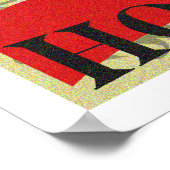 Hairy Houweenie ! Dackel Hund "Karneval" Poster (Ecke)