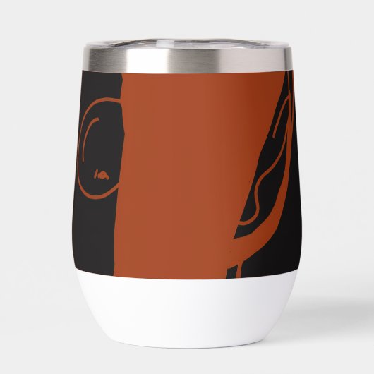 Hairy Muppet Elf Wine Tumbler (Rückseite)