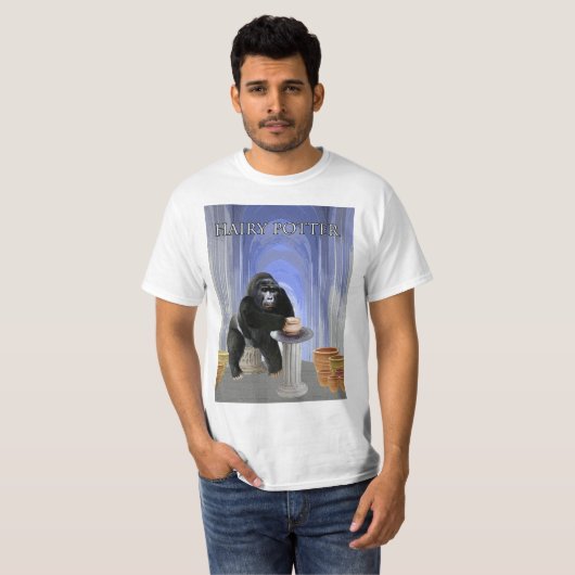 Hairy Potter Design T-Shirt (Vorne ganz)