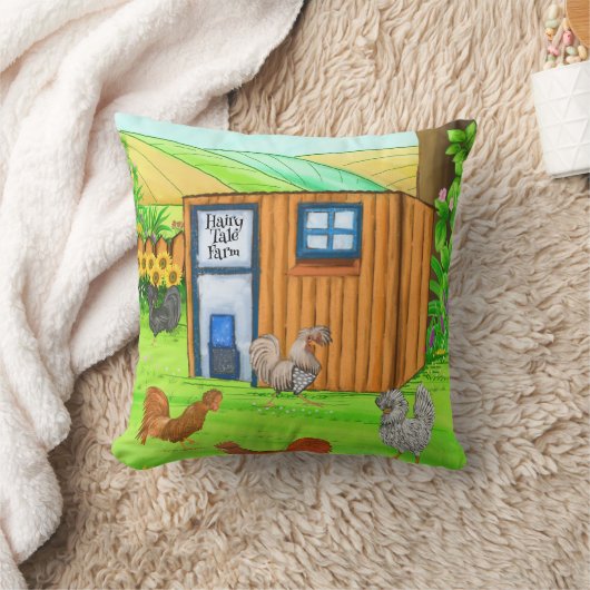 Hairy Tale Farm - Hairy Rooster Tales Kissen (Decke)