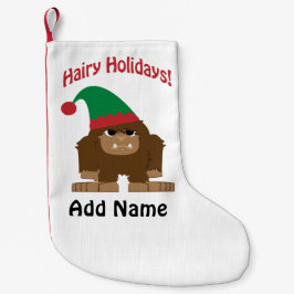 Hairy Urlaub! Weihnachts-Sasquatch Kleiner Weihnachtsstrumpf