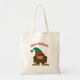 Hairy Urlaub! Weihnachts-Sasquatch Tragetasche