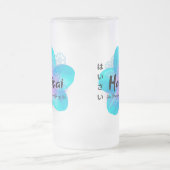 "Haisai" ist der Okinawan Weg HI zu sagen! Mug Mattglas Bierglas (Mittel)