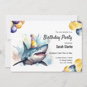 Haisee Life Aquarium Feier Geburtstagsparty Einladung (Vorderseite)