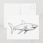 Haiskizze Postkarte (Vorne/Hinten)