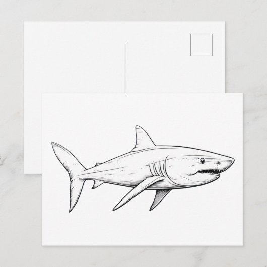 Haiskizze Postkarte (Vorne/Hinten)