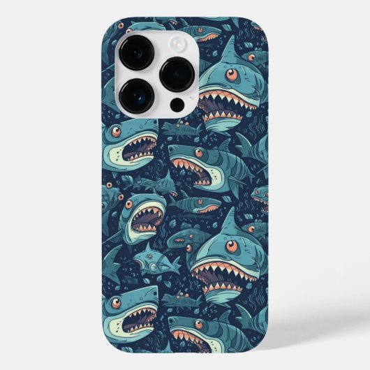 Haismuster Case-Mate iPhone Hülle (Rückseite)