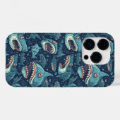 Haismuster Case-Mate iPhone Hülle (Rückseite (Horizontal))