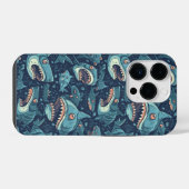 Haismuster iPhone Hülle (Rückseite (Horizontal))