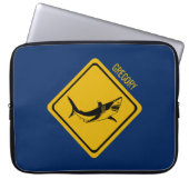 Haistraßenschild Laptopschutzhülle (Vorderseite)