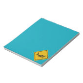 Haistraßenschild Notizblock (Rotiert)