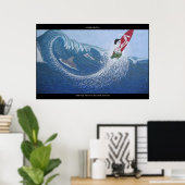 Haisurfen Poster (Heimbüro)