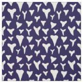 Haiszähne auf Navy Blue Stoff (Muster)