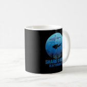 Haitauchen Extreme Scuba Diver Kaffeetasse (VorderseiteRechts)