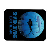 Haitauchen Extreme Scuba Diver Magnet (Horizontal)