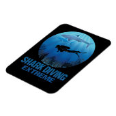 Haitauchen Extreme Scuba Diver Magnet (Linke Seite)