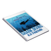 Haitauchen Extreme Scuba Diver Notizblock (Rechte Seite)