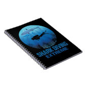 Haitauchen Extreme Scuba Diver Notizblock (Rechte Seite)