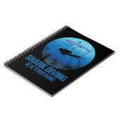 Haitauchen Extreme Scuba Diver Notizblock (Linke Seite)