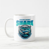 Haitauchen mit Respekt Kaffeetasse (Links)