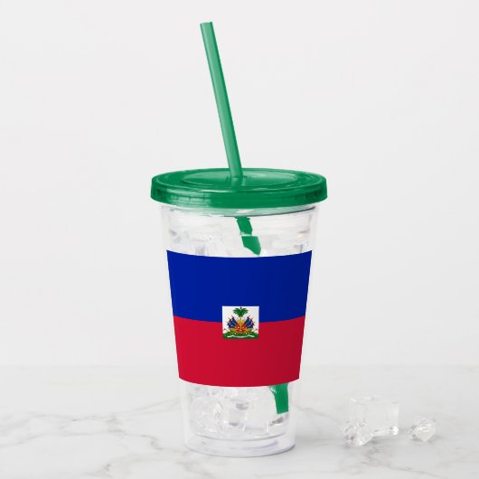 Haiti Acryltrinkbecher (Vorderseite Ice)