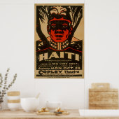 Haiti Black Napoleon Vintag 1938 WPA-Poster Poster (Küche)