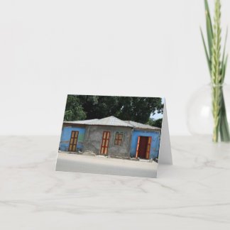 Haiti Blank Note Card Dankeskarte