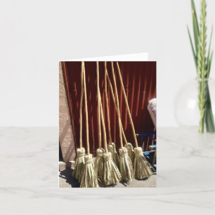 Haiti Brooms Blankokarte Dankeskarte