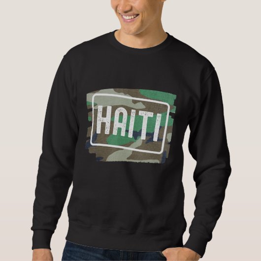 Haiti Camouflage Sweatshirt (Vorderseite)