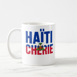 Haïti Chérie - Haitianische Flagge Kaffeetasse
