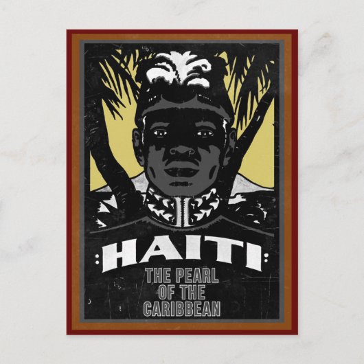 HAITI Die Perle der Karibik Postkarte (Vorderseite)