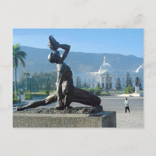 HAITI EARTHQUAKE RELIEF POSTKARTE (Vorderseite)